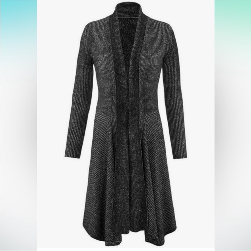 Cabi Cloak Cardigan Charcoal Size Small Duster
Open Cardigan
